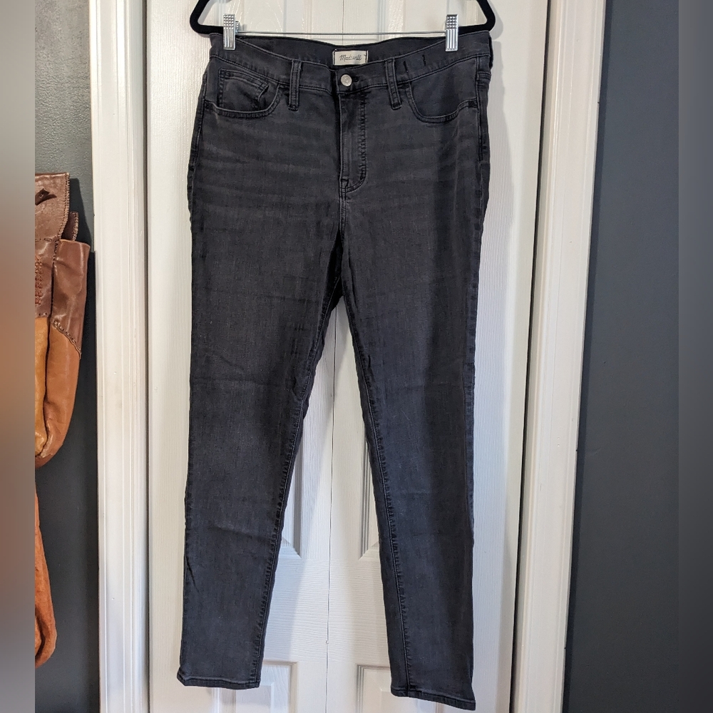 Madewell Roadtripper grey skinny jeans
